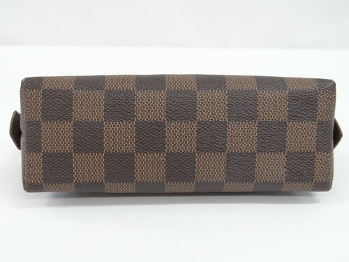 LOUIS VUITTON Pouch Bag Poche Cosmetique Damier Ebene N47516 Spain - Afbeelding 8 van 17