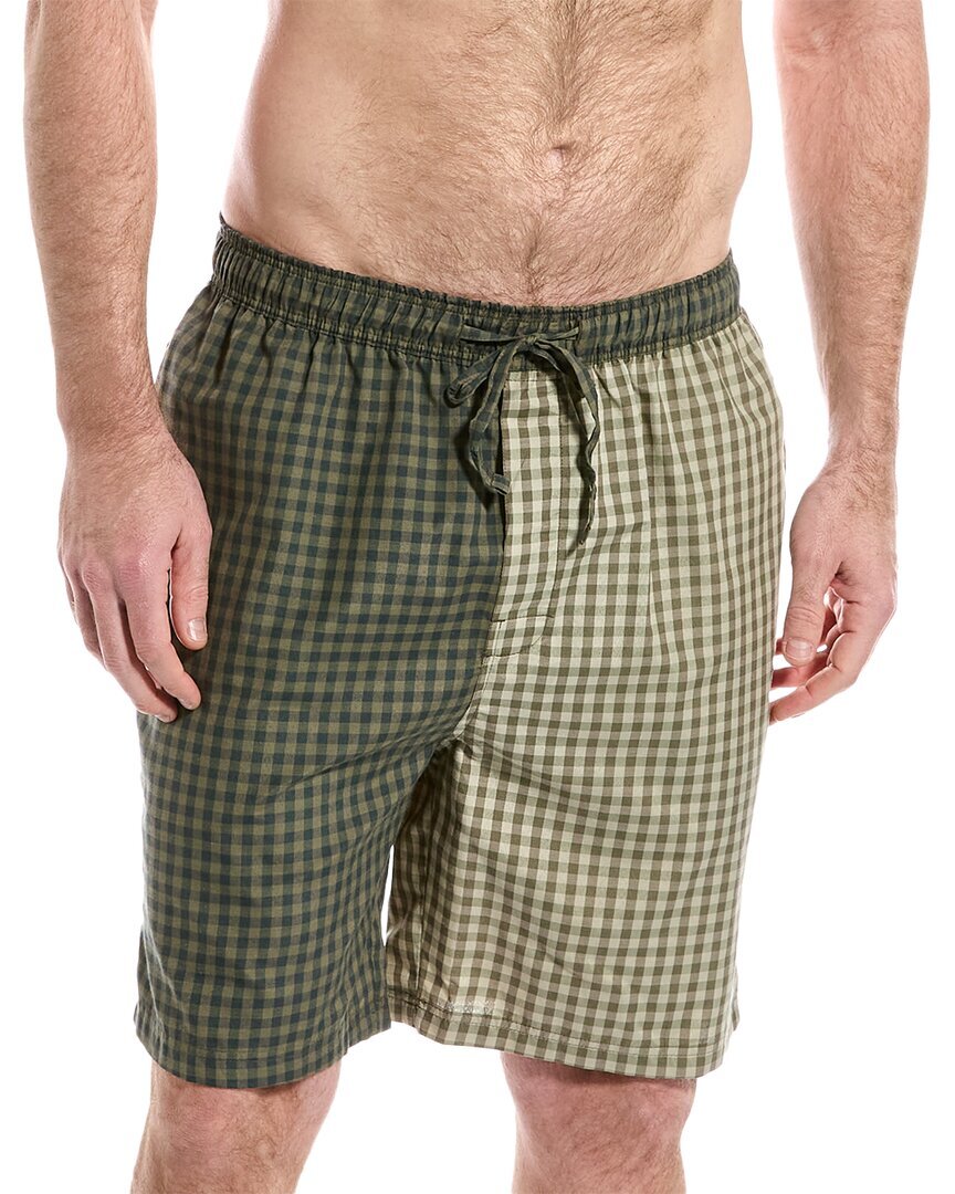 Оригинальные шорты в клетку Penguin Gingham Мужские зеленые S