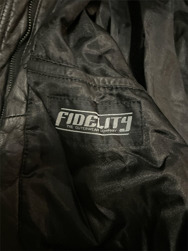 Vtg Puffed Sleeve Leather Jacket FIDELITY LADIES SIZE 7/8 - Picture 11 of 15