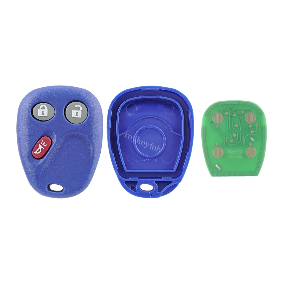 2 Para 2003 2004 2005 2006 2007 Chevrolet Silverado 1500 2500 3500 Mando a distancia Llavero Foto 2 de 4