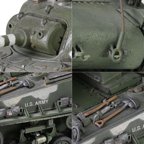 1:32 Forces of Valor U.S. Amphibious Sherman M4E8 Tank Diecast Military Model - Picture 12 of 15
