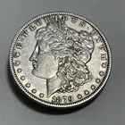 Nice 1879-O AU MORGAN SILVER DOLLAR with Beginnings of Toning  81056