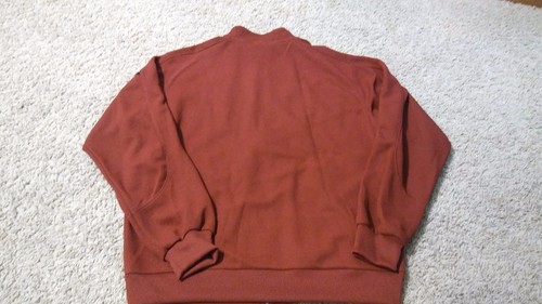 Mens STARTER Full Zip Jacket Size M (38/40) Burgundy Black White Pockets NICE!! - Picture 5 of 5