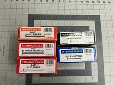 NOS 5Lb Pound Lot DO IT BEST by Grip Rite 2-1/2" Nails 8D Sinker Framing Drywall