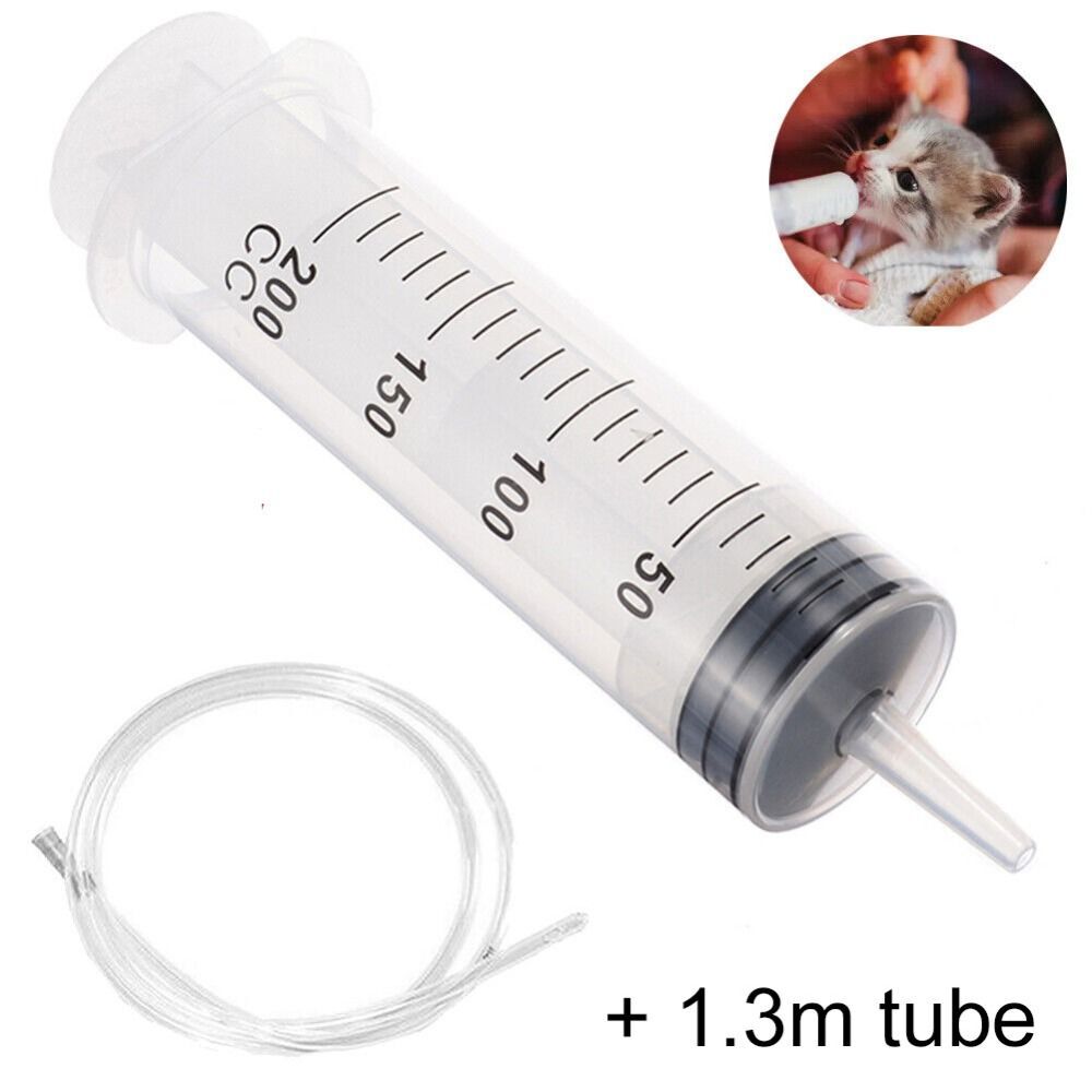 250ml500ml Large Capacity Syringes Syringe Reusable Pump Measuring 1.3m Tube AU eBay