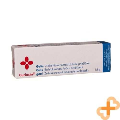 CURIOSIN 15ml Zinc Hyaluronate Gel for Wound Care Unscented Does Not Stain Skin - Picture 21 of 24