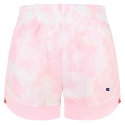 NEW Big Girls Champion Pink Tie Dye Woven Athletic Shorts  Size Large, FREE SHIP
