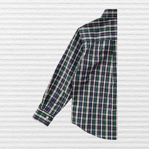 New Brooks Brothers Boys Classic Button-Up Shirt Green Blue Long Sleeve Size XS - Picture 9 of 11