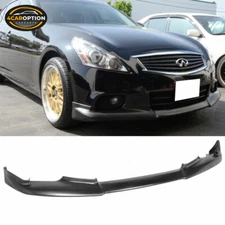 Fits 10-13 Infiniti G37 Sports OE Style PU Front Bumper Lip Spoiler Splitter