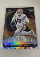 2022 Panini Donruss Optic Red-Hot Rookies Silver Holo Prizm Brock Purdy #RHR-1