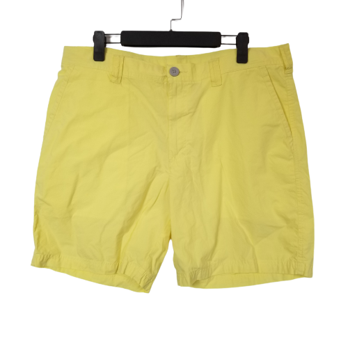 Columbia gelb Baumwolle khaki Chino Shorts Damen 36 W 8 L Schrittlänge 8"