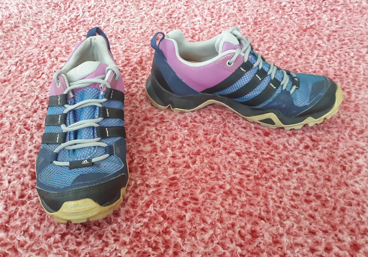 ar fjerne Calibre Adidas AX2 Women&#039;s 6 Hiking Shoes Pink Purple Black Traxion Mesh  Stripes Tread | eBay