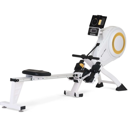 SportPlus Rudergerät für zuhause mit Luftwiderstand, leise & flüssig trainieren - Bild 10 von 12