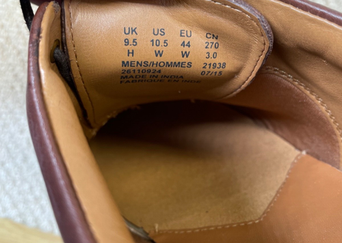 Clarks Mens Shoe Dress Size UK 9.5 Brown Leather Lace - Picture 14 of 14