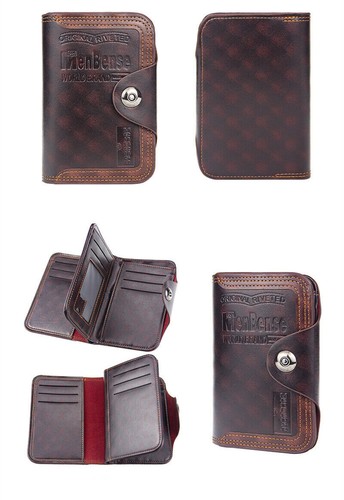 Mens RFID Blocking Leather Wallet Credit Card ID Holder Zipper Purse Waterproof - Picture 35 of 57