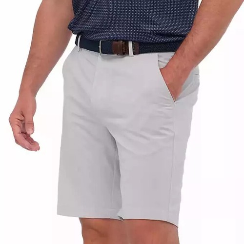 Greg Norman Men's Stretch Short in Blue, Gray , Black, Green - Picture 25 of 45