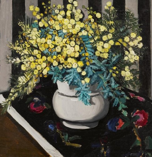 Wattle Margaret Preston 1928 Australian Modern Still Life Print Decor - Picture 2 of 2