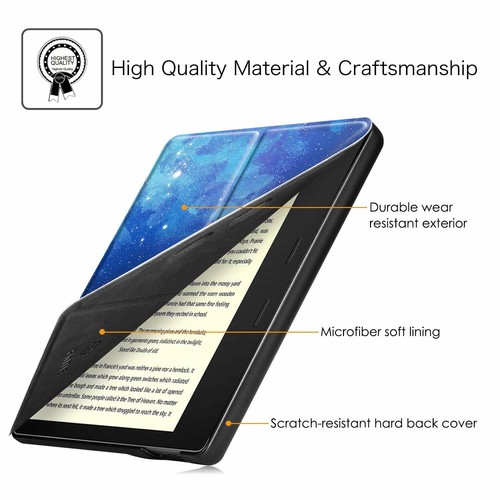 Per Nuovo Kindle Oasis 10a Gen 2019 / 9a Gen 2017 Custodia Origami Slim Stand Cover - Foto 3 di 10