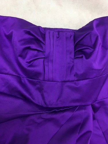 Pour E2 Bubble Taille Robe 16 Karen Violet Femmes Hem Satin Millen Uk Prom wnOTqp