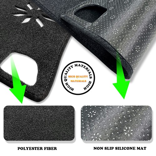 Alfombrilla protectora negra para tablero de instrumentos para Malibu 2016-2021 - Imagen 4 de 12