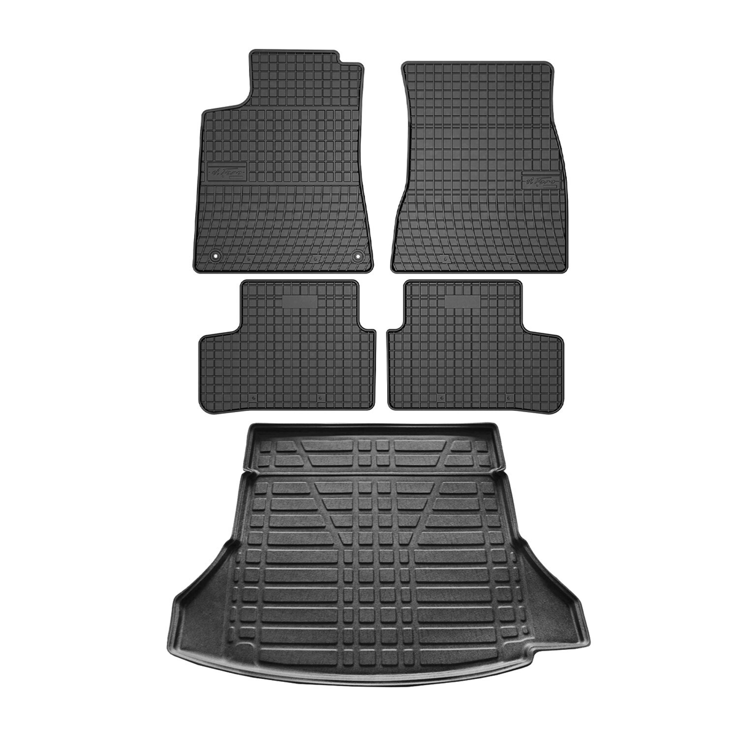Floor Mats Cargo Liner Set for Mercedes CLA C118 CLA45 AMG CLA250 2020