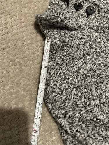 Bonmarche Womens Boucle Grey Salt and Pepper Funnel Neck Coat Size 16 RRP48 - Picture 12 of 21