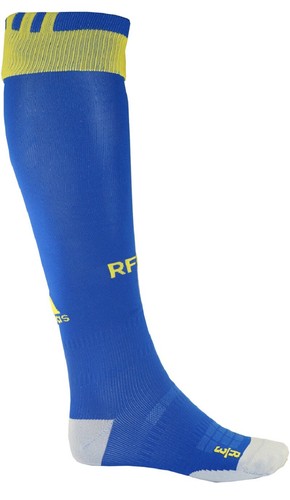adidas Spanien Fußballsocken Stutzen Socken Kniestrümpfe gelb blau AA0777 AI3824 - Picture 2 of 7