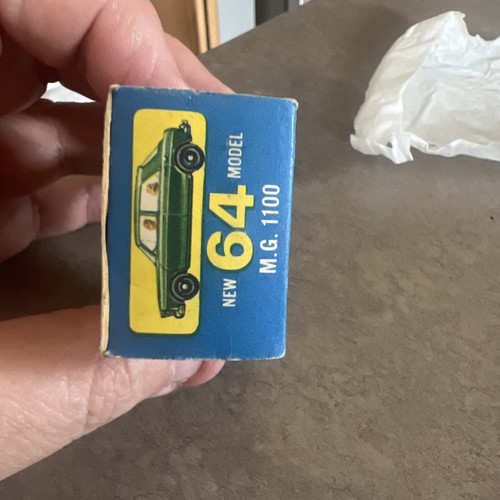Vintage Matchbox Series No. 64 M.G.1100 Green very nice with box - Picture 8 of 8