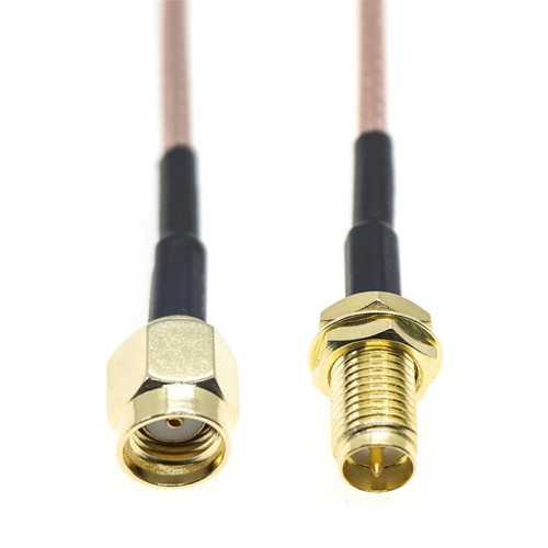 RG316 Coax Cable RPSMA Male Plug To RPSMA Female Connector lot RF Coaxial Jumper - Zdjęcie 4 z 4