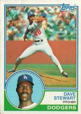 1983 Topps Baseball #532 - Dave Stewart - Los Angeles Dodgers  83-1804