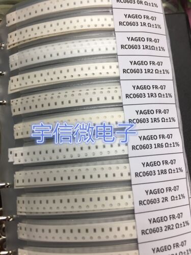 0603 Sample Book Component 1% SMD Resistors Assortment Kits 177 Values 4425pcs - Picture 3 of 8