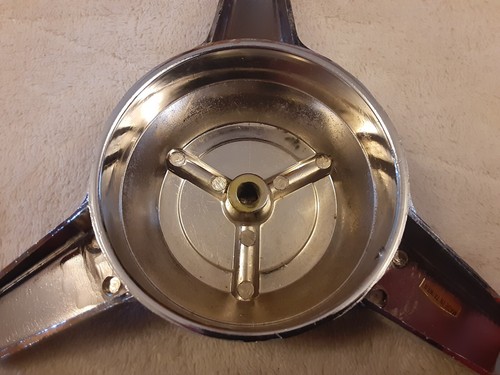 ( 4 ) New Knock Off Chrome Tri-Bar Spinner Caps - Picture 4 of 5