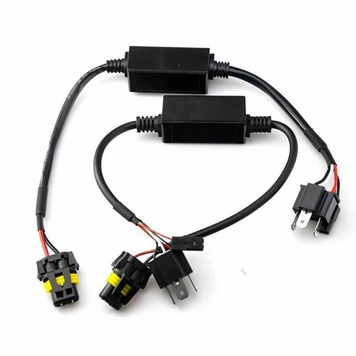 2pcs Easy Relay Harness For H4 9003 Hi/Lo Bi-Xenon HID Bulbs Wiring Controllers - Picture 2 of 6