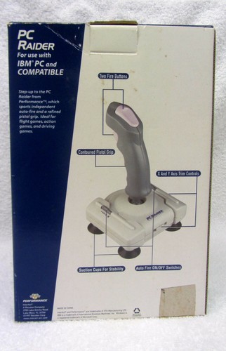 PC Raider Joystick Controller by Performance for DOS & Windows 95 Games NEW - Picture 7 of 7