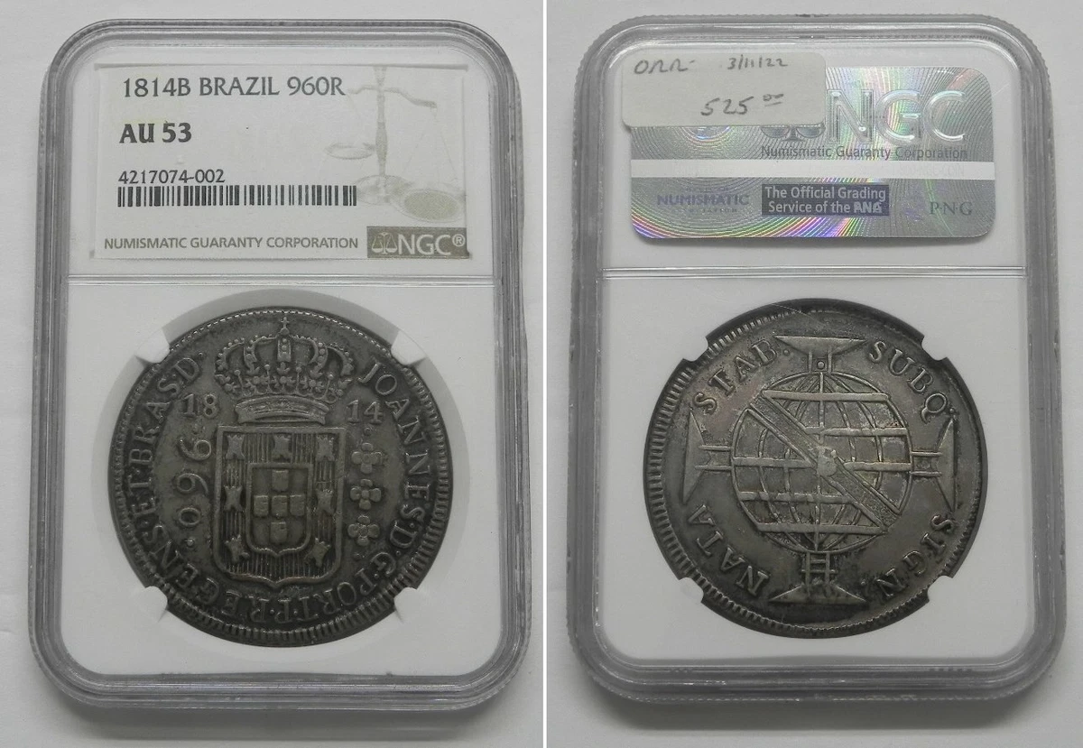 Silver 1814 Year Brazilian Coins for sale | eBay