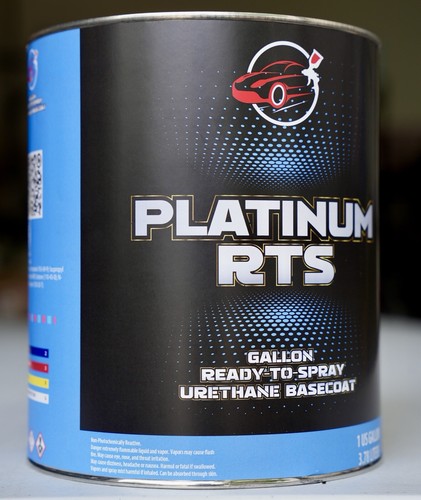 Ebony Black GALLON Ready To Spray Basecoat Automotive Paint Free Shipping!! - Picture 2 of 4