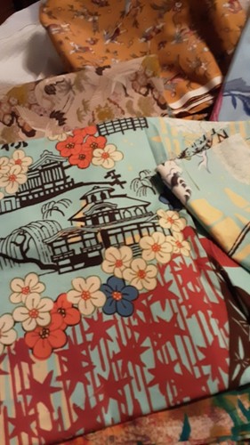 Fabric Destash Lt 330 Assorted Cotton Woven Oriental Prints Assrtd Designers 4lb - Picture 14 of 19