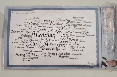 PHIL MARTIN - SENTIMENTALLY YOURS - WEDDING SENTIMENT CLOUD