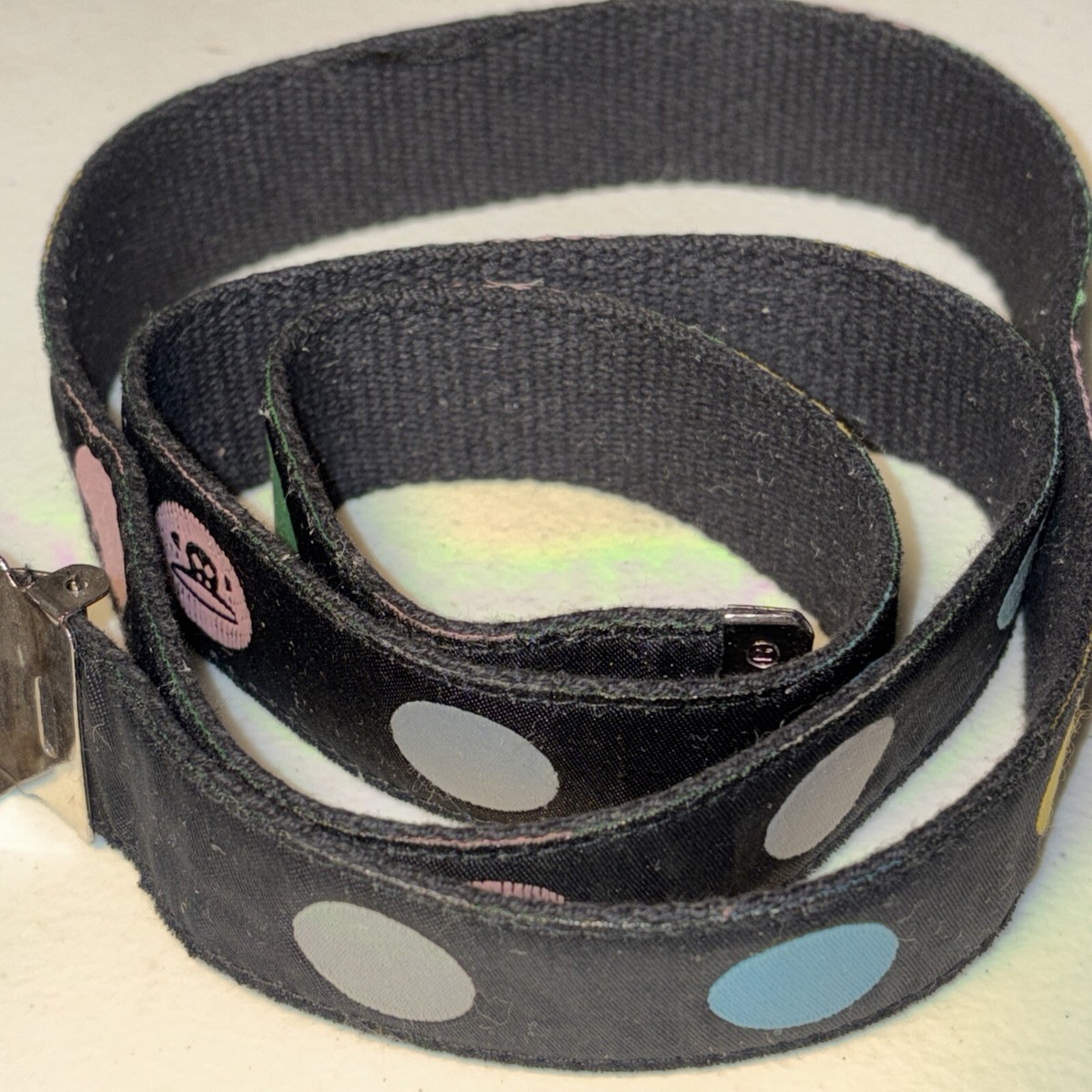 Vintage Paul Frank monkey Multicolor Poke A Dots Belt One