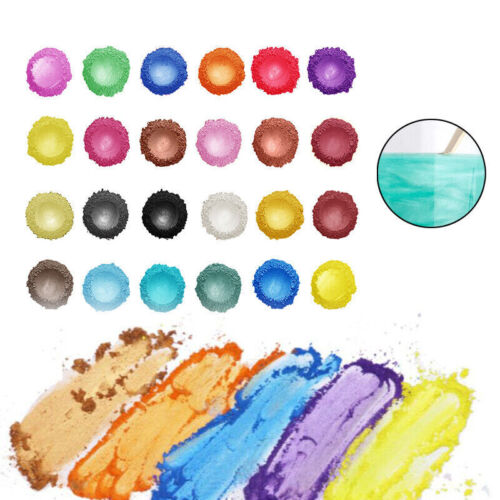 Mica Pigment Pearl Powder Resin Epoxy Premium Soap Candle Bath Bomb Art Craft 5g - Picture 3 of 36