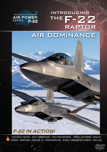 F-22 F22 The Raptor "Air Dominance" Military-Fighter Aircraft Jet Video DVD - Picture 3 of 4