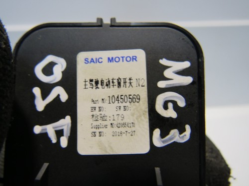 INTERRUPTORES VENTANA PUERTA DELANTERA DERECHA OFFSIDE MG3 2018-22 (5 PUERTAS HBK) 10450569 Q3258 - Imagen 4 de 10