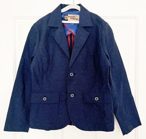 小物 kinloch anderson Men's Kinloch Anderson Scotland Gray Lambswool Zip Jacket