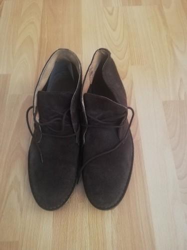 braune Wildlederschuhe - Bild 1 von 2