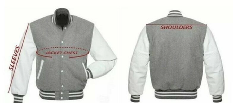 Letterman Baseball Bomber Black Wool Brown Leather Sleeve Varsity Jacket Large - Picture 3 of 4