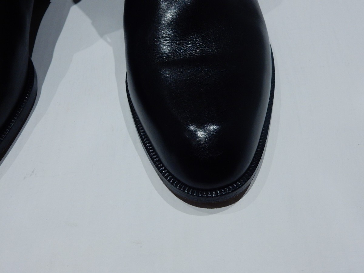 Gucci Black Leather Ankle Boots in Size EU 44 / USA 10 - 10.5 ?️GUCCI Black GG SUPREME LUG SOLE LEATHER COMBAT Boots  main image 3