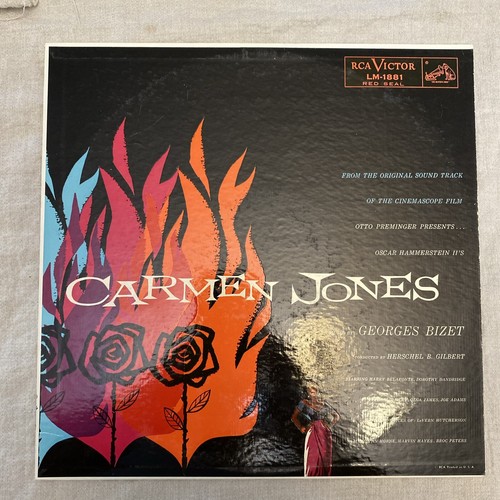 Carmen Jones Original Soundtrack Sonderausgabe Album RCA Victor LP 12" 33RPM