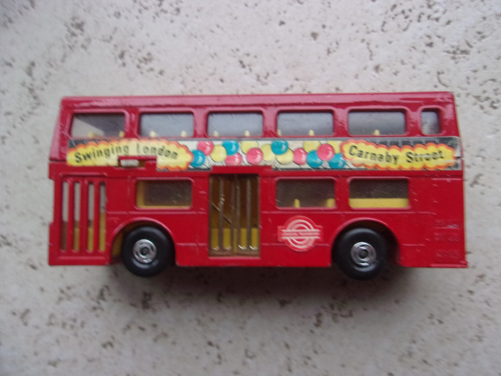 MATCHBOX No.5 LONDON BUS タイヤsilver 座席無し MATCHBOX No.5 LONDON BUS タイヤsilver 座席無し