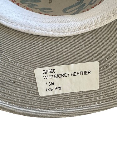 MI Pirates The Game PRO Hat Cap GP 560 White Heather Gray Size 7-3/4 - Picture 7 of 11