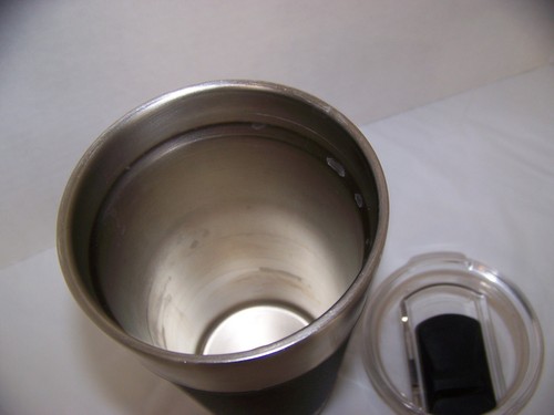 Coleman Brew Tumbler 20oz Black Insulated Stainless Steel Built in Bottle Opener - Picture 5 of 6
